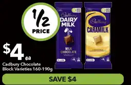 Ritchies Cadbury Chocolate Block Varieties offer