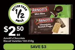 Ritchies Arnott's Chocolate Biscuit offer