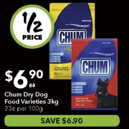 Ritchies Chum Dry Dog Food Varieties offer