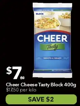 Ritchies Cheer Cheese Tasty Block offer