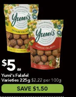 Ritchies Yumi's Falafel offer