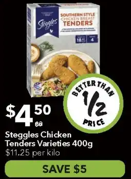 Ritchies Steggles Chicken Tenders Varieties offer