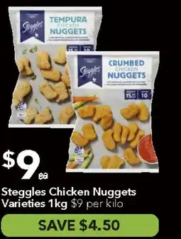 Ritchies Steggles Chicken Nuggets Varieties offer