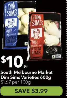 Ritchies South Melbourne Market Dim Sims offer