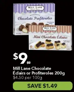 Ritchies Mini Chocolate Éclairs Éclairs or Profiteroles offer