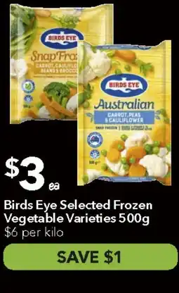 Ritchies Birds Eye Selected Frozen Vegetable Varieties offer