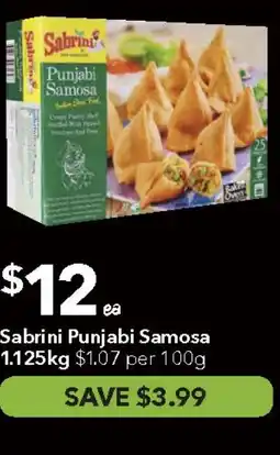 Ritchies Sabrini Punjabi Samosa offer