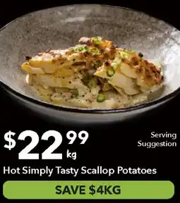 Ritchies Hot Simply Tasty Scallop Potatoes offer