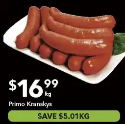 Ritchies Primo Kranskys offer