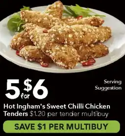 Ritchies Hot Ingham's Sweet Chilli Chicken Tenders offer