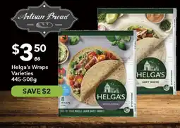 Ritchies Helga's Wraps offer