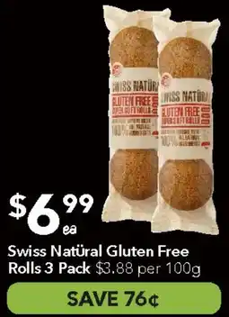 Ritchies Swiss Natüral Gluten Free Rolls offer