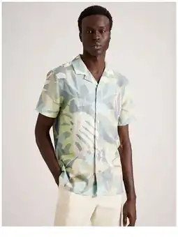Myer Blaq Printed Linen Blend Shirt offer