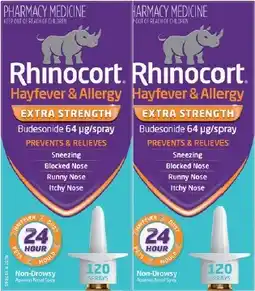 Discount Drug Stores Rhinocort Hayfever & Allergy Extra Strength Nasal Spray 120 Sprays offer
