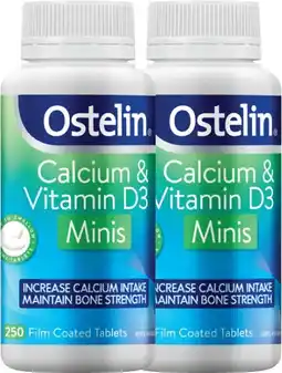 Discount Drug Stores Ostelin Calcium & Vitamin D3 Minis 250 Tablets offer