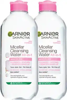 Discount Drug Stores Garnier Skin Active Micellar Cleansing Water 400mL offer