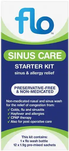 Discount Drug Stores Flo Sinus Care Starter Kit 12 Sachets offer