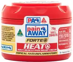 Discount Drug Stores Pain Away Forte+ Heat Joint & Muscle Pain Relief Cold Cream 70g offer