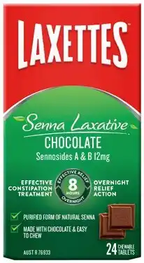 Discount Drug Stores Laxettes Senna Laxative Chocolate 24 Chewable Tablets offer