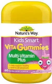 Discount Drug Stores Nature’s Way Kids Smart Vita Gummies Multi-Vitamin Plus 60 Pastilles offer