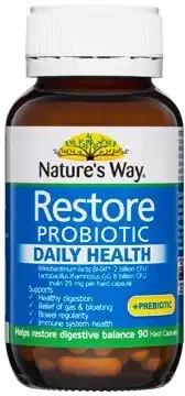 Discount Drug Stores Nature’s Way Restore Probiotic Daily Health 90 Capsules offer