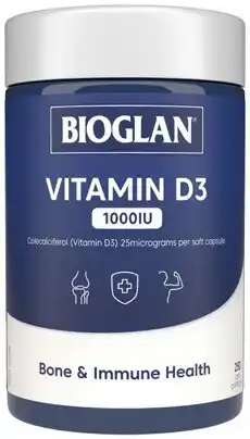 Discount Drug Stores Bioglan Vitamin D3 1000IU 250 Capsules offer