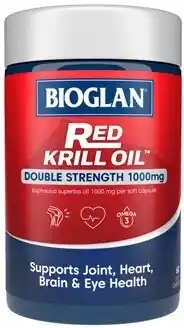 Discount Drug Stores Bioglan Red Krill Oil Double Strength 1000mg 60 Capsules offer