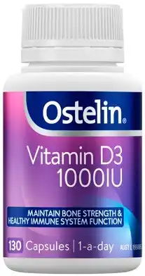 Discount Drug Stores Ostelin Vitamin D3 1000IU 130 Capsules offer