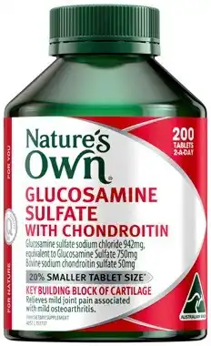 Discount Drug Stores Nature’s Own Glucosamine Sulfate with Chondroitin 200 Tablets offer
