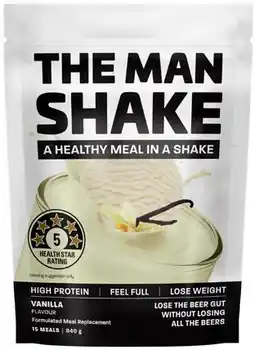 Discount Drug Stores The Man Shake Vanilla Flavour 840g offer