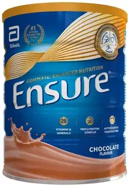 Discount Drug Stores Ensure Chocolate Powder 850g offer