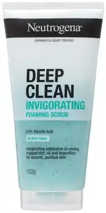 Discount Drug Stores Neutrogena Deep Clean Invigorating Foaming Scrub 150g offer