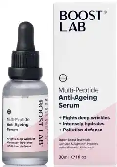 Discount Drug Stores BOOST LAB Multi-Peptide Anti-Ageing Serum 30mL offer