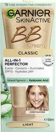 Discount Drug Stores Garnier Skin Active BB Cream Classic Light 50mL offer