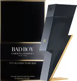 Discount Drug Stores Carolina Herrera Bad Boy Eau De Toilette 100mL offer