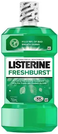 Discount Drug Stores Listerine FreshBurst Mouthwash 750mL offer