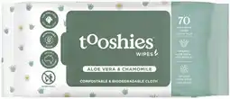 Discount Drug Stores Tooshies Biodegradable Baby Wipes Aloe Vera & Chamomile 70 Pack offer