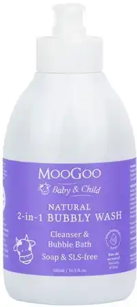 Discount Drug Stores MooGoo Baby & Child Natural 2-in-1 Bubbly Wash 500mL offer