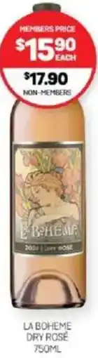 Harry Brown La boheme dry rose offer