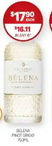 Harry Brown BELENA PINOT GRIGIO offer