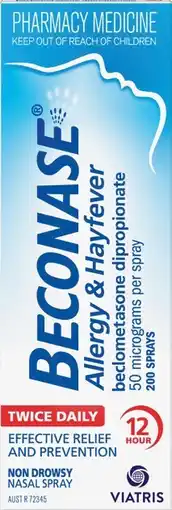Pharmacy Best Buys Beconase Allergy & Hayfever 200 Sprays offer
