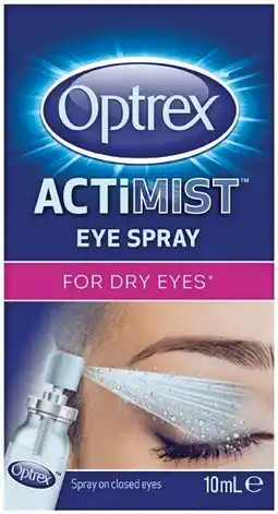 Pharmacy Best Buys Optrex Actimist Eye Spray 10mL offer