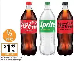 Supabarn Coca-cola soft drinks selected varieties offer