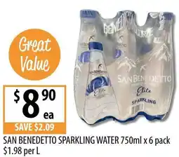 Supabarn San benedetto sparkling water offer