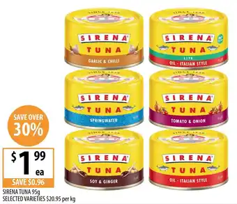 Supabarn Sirena tuna offer