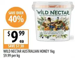 Supabarn Wild nectar australian honey offer
