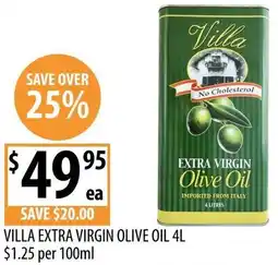Supabarn Villa extra virgin olive oil offer