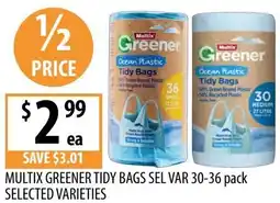 Supabarn Multix Greener Tidy Bags offer