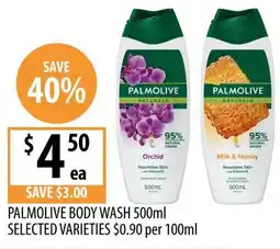 Supabarn Palmolive body wash selected varieties offer