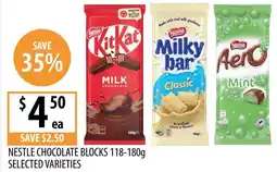 Supabarn Nestle chocolate blocks selected varieties offer